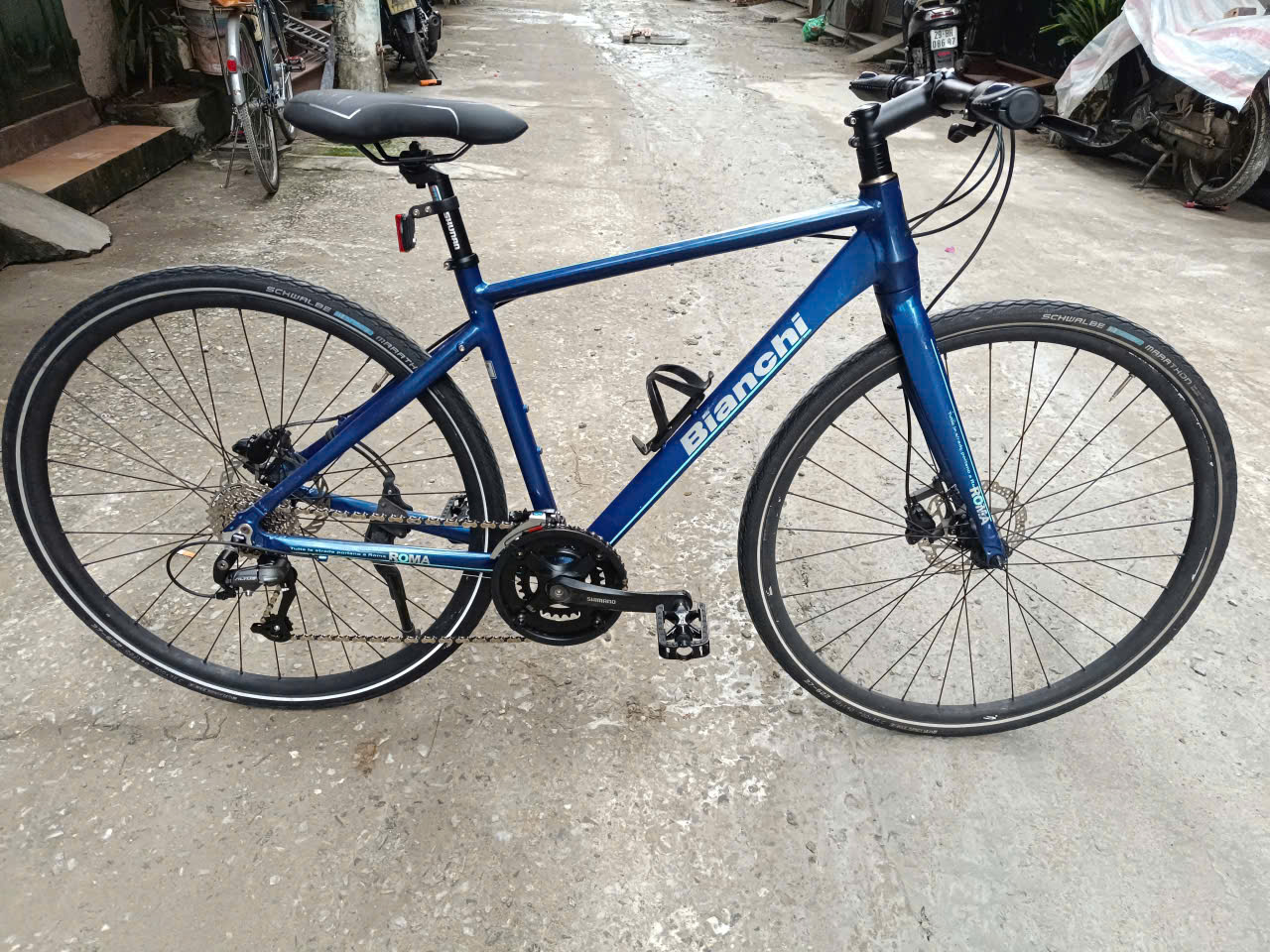 Xe đạp touring BIANCHI của Ý hàng bãi Nhật (Còn xe)